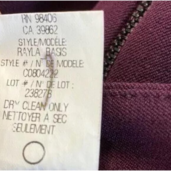 Theory Rayla Deep Plum Purple Stretch Cotton Skinny Ankle Pants Sz 6-Made in USA - Picture 11 of 11